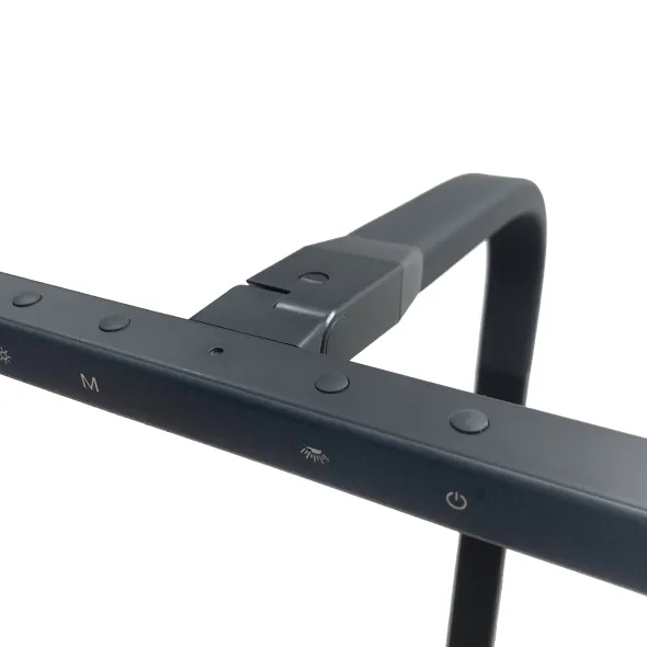 Lampe de bureau LED Strata - fixation à pince - noir