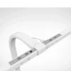 Lampe de bureau LED Strata - fixation à pince - blanc