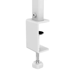 Lampe de bureau LED Strata - fixation à pince - blanc