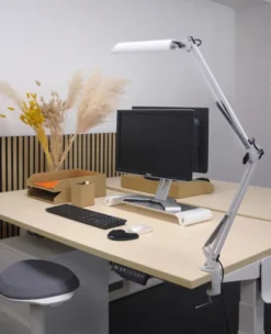 Lampe de bureau LED Swingoled blanche