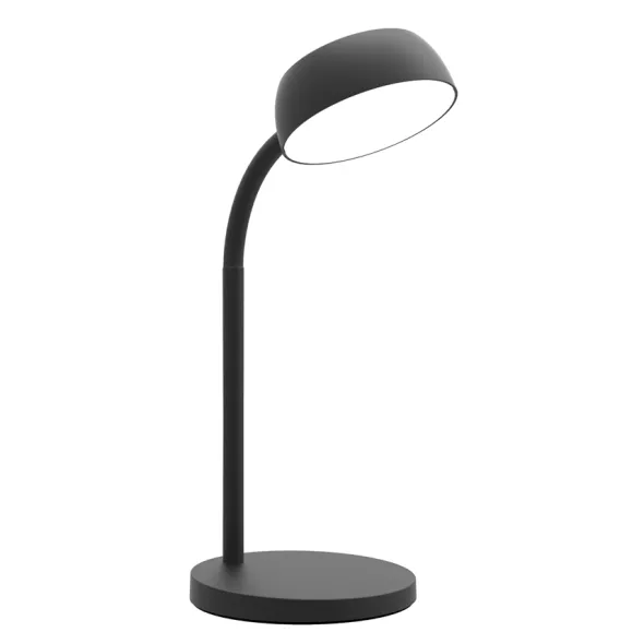 Lampe de chevet LED Tamy - à bras flexible - noire - 6 W