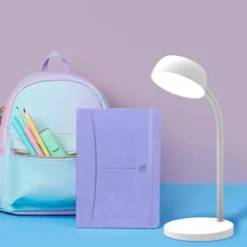 Lampe de chevet LED Tamy - à bras flexible - blanc - 6 W