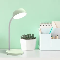 Lampe de chevet LED Tamy - à bras flexible - vert - 6 W