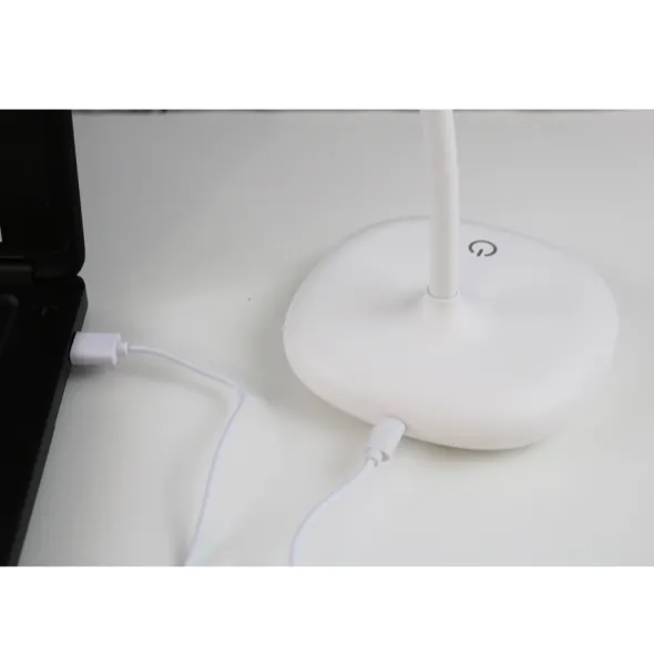 Lampe nomade LED Galy - à bras flexible - blanc - 3 W - Batterie rechargeable
