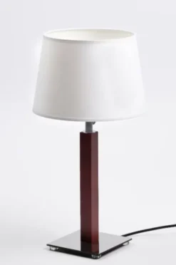 Lampe à poser LED Quatro ébène