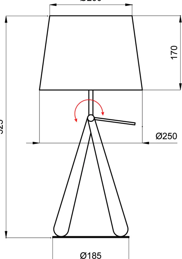 Lampe à poser LED Zazou