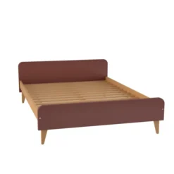 Lit - Lagune - 140 x 190 cm - sommier à lattes rigides - adapté PMR