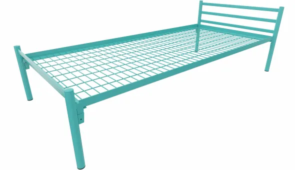 Lit métallique - Steel - 90 x 200 cm - sommier métallique