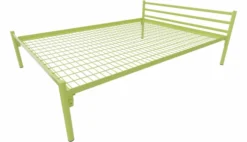 Lit métallique - Steel - 140 x 190 cm - sommier métallique
