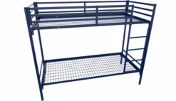 Lit superposé métallique - Steel - 90 x 200 cm - sommier métallique