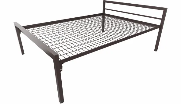 Lit 1 traverse - Square - 140 x 190 cm - sommier métallique - adapté PMR