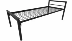 Lit 1 traverse - Square - 80 x 190 cm - sommier métallique - adapté PMR