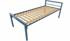 Lit 1 traverse - Square - 90 x 200 cm - sommier à lattes rigides - adapté PMR