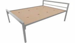 Lit 1 traverse - Square - 140 x 190 cm - sommier panneau - adapté PMR