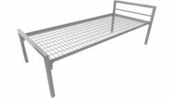 Lit 1 traverse - Square - 90 x 210 cm - sommier métallique - adapté PMR