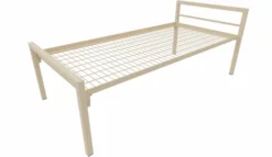 Lit 1 traverse - Square - 90 x 190 cm - sommier métallique - adapté PMR