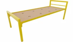 Lit 1 traverse - Square - 80 x 200 cm - sommier panneau - adapté PMR