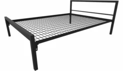 Lit 1 traverse - Square - 140 x 190 cm - sommier métallique
