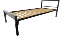 Lit 1 traverse - Square - 90 x 200 cm - sommier à lattes rigides