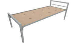 Lit 1 traverse - Square - 90 x 210 cm - sommier panneau - adapté PMR