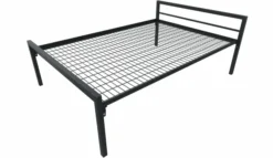 Lit 1 traverse - Square - 140 x 200 cm - sommier métallique - adapté PMR