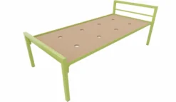 Lit 1 traverse - Square - 90 x 200 cm - sommier panneau - adapté PMR