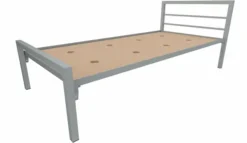 Lit 2 traverses - Square - 90 x 190 cm - sommier panneau