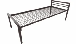 Lit 2 traverses - Square - 90 x 210 cm - sommier métallique - adapté PMR