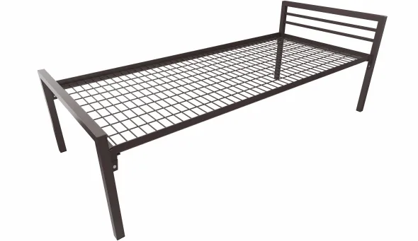 Lit 2 traverses - Square - 90 x 210 cm - sommier métallique - adapté PMR