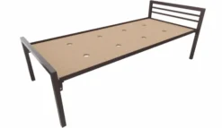 Lit 2 traverses - Square - 90 x 210 cm - sommier panneau - adapté PMR