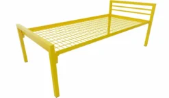 Lit 2 traverses - Square - 90 x 190 cm - sommier métallique - adapté PMR