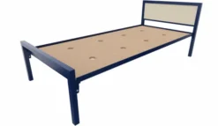 Lit tête panneau - Square - 90 x 200 cm - sommier panneau