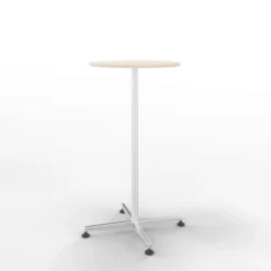 Mange debout San Siro - Ø 60 cm - piétement central - finition chrome satiné