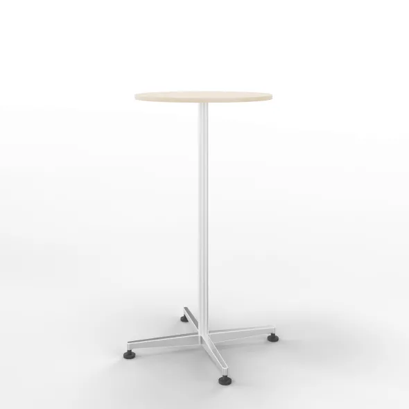 Mange debout San Siro - Ø 60 cm - piétement central - finition chrome satiné