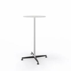 Mange debout San Siro - Ø 60 cm - piétement central - finition chrome