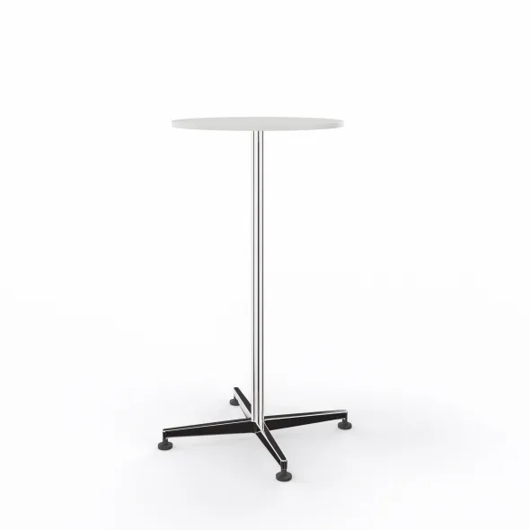 Mange debout San Siro - Ø 60 cm - piétement central - finition chrome