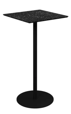 Mange debout Trinquet 60 x 60 x h. 110 cm - plateau PS 100 % recyclé - piétement époxy