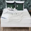 Matelas Premium - ressorts ensachés - 140 x 190 cm - ép. 26 cm - classe C - anti punaises de lit anti-acarien antibact.