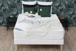 Matelas Premium - ressorts ensachés - 140 x 190 cm - ép. 26 cm - classe C - anti punaises de lit anti-acarien antibact.