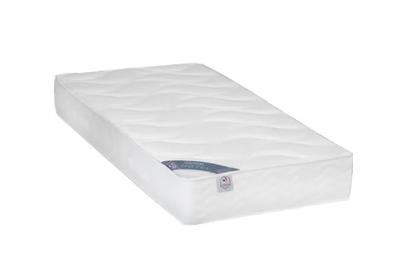 Matelas Premium - ressorts ensachés - 90 x 190 cm - ép. 26 cm - classe C - anti punaises de lit anti-acarien antibact.