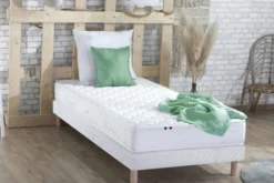 Matelas à ressorts ensachés - 90 x 210 cm - ép. 22 cm - classe C - anti-acarien et antibactérien