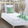 Matelas à ressorts ensachés - 90 x 190 cm - ép. 22 cm - classe C - anti-acarien et antibactérien