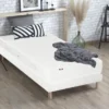 Matelas à ressorts - 80 x 190 cm - ép. 19 cm - classe C - anti-acarien et antibactérien