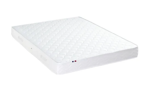 Matelas à ressorts - 140 x 190 cm - ép. 19 cm - classe A - anti-acarien et antibactérien
