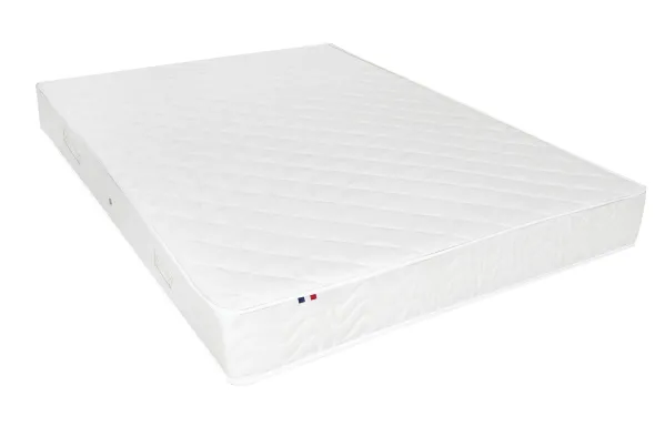 Matelas à ressorts - 140 x 190 cm - ép. 19 cm - classe C - anti-acarien et antibactérien