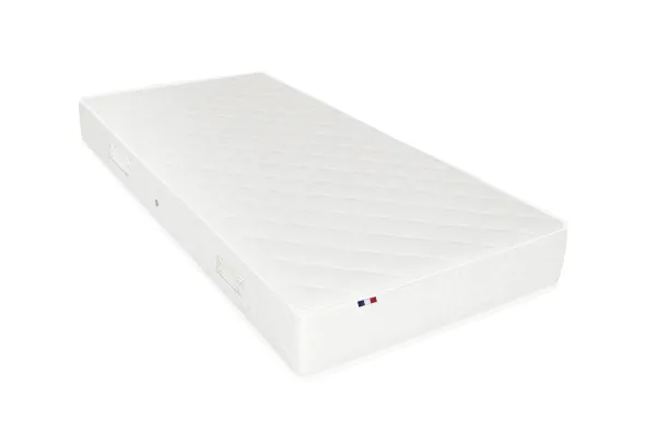 Matelas à ressorts - 90 x 210 cm - ép. 19 cm - classe C - anti-acarien et antibactérien