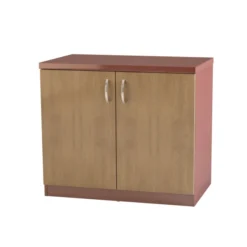 Meuble bas 2 portes - Lagune - l. 100 x h. 86,9 x pr. 60 cm
