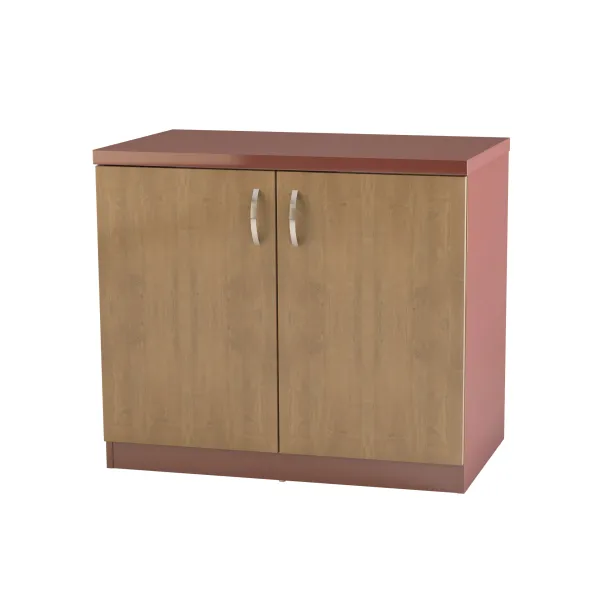 Meuble bas 2 portes - Lagune - l. 100 x h. 86,9 x pr. 60 cm