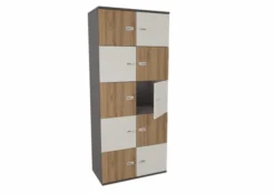 Meuble de rangement Epure - 10 casiers - fermeture à code - clé passe partout non fournie