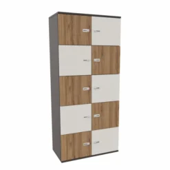 Meuble de rangement Epure - 10 casiers - fermeture à code - clé passe partout non fournie